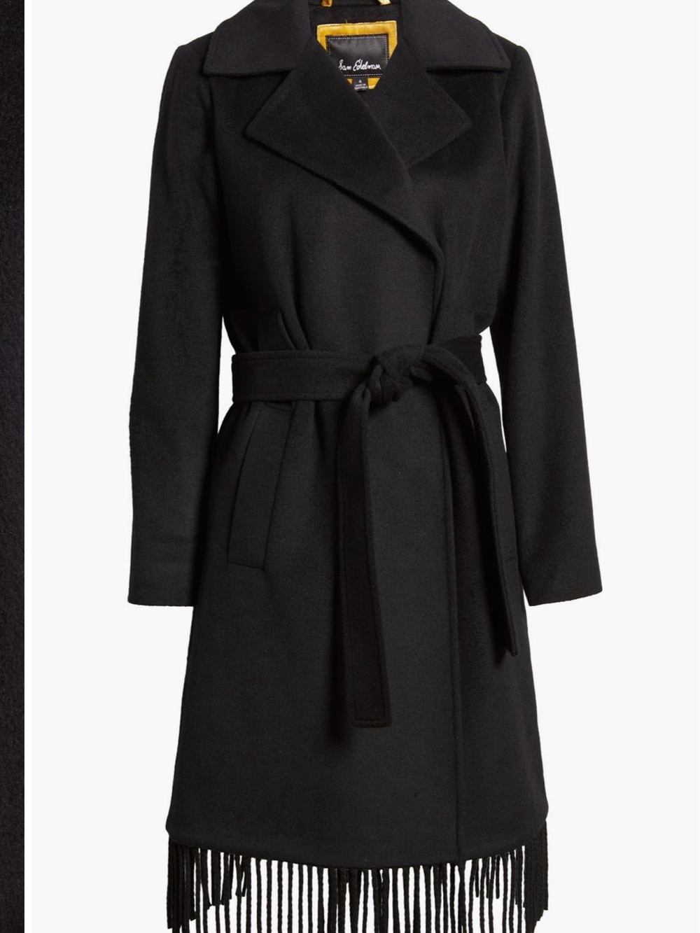 Sam Edelman Fringe Wrap Coat